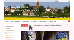 Desktop Screenshot of grisylesplatres.fr